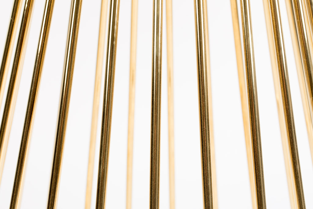 Floris - Dining Room Table - Glass - Gold