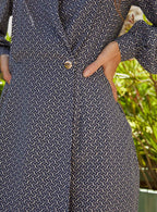 Vestido Madeleine Dahlia - Navy