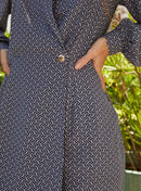 Petite Mendigote - Vestido Madeleine Dahlia - Azul marino