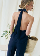 Top Daphné Bleu Marine