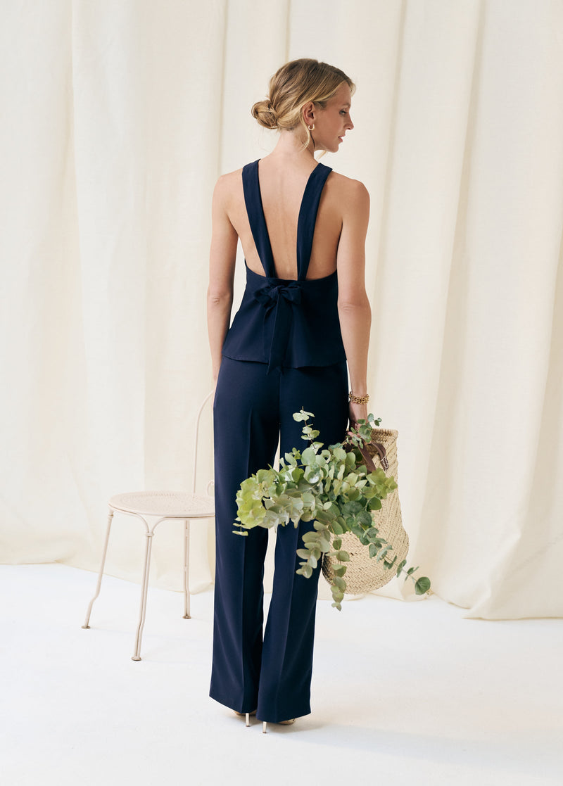 Top Daphné Bleu Marine