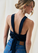 Top Daphné Bleu Marine