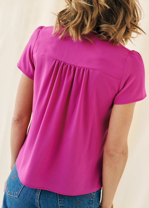 Top Perla Fuschia