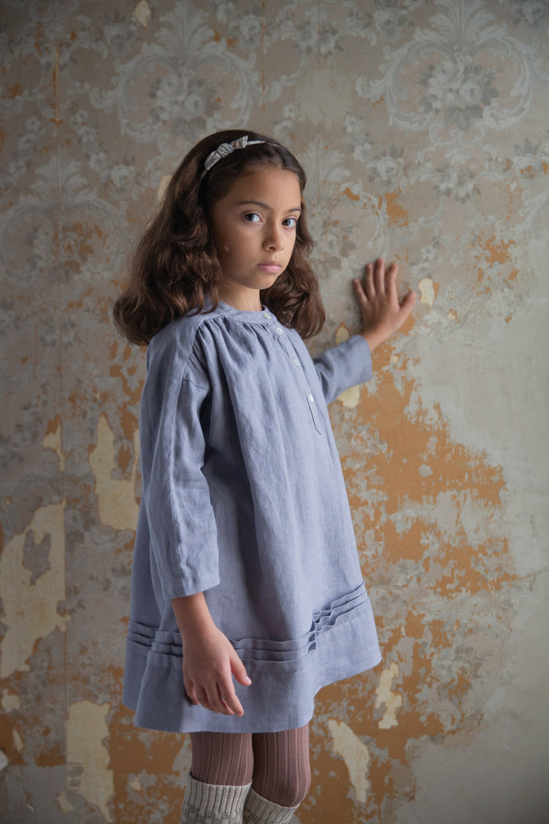 Vestido Goldie Powder - Selección Soor Ploom disponible en amaetc.com, concept store ecológico para niños