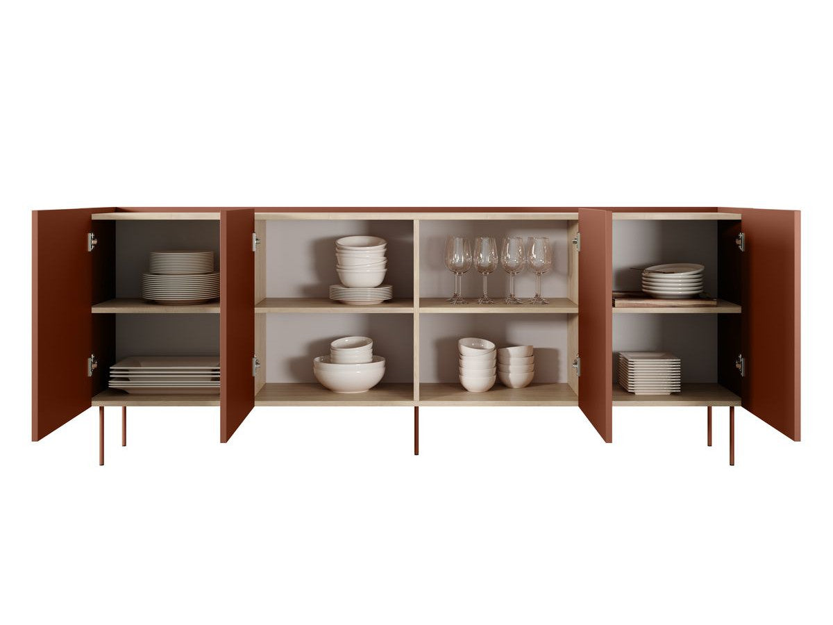 Atlas - Ensemble Avec Buffet 220 Cm + Meuble Tv 220 Cm