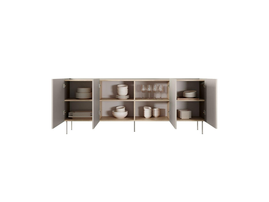 Atlas - Ensemble Avec Buffet 220 Cm + Meuble Tv 220 Cm