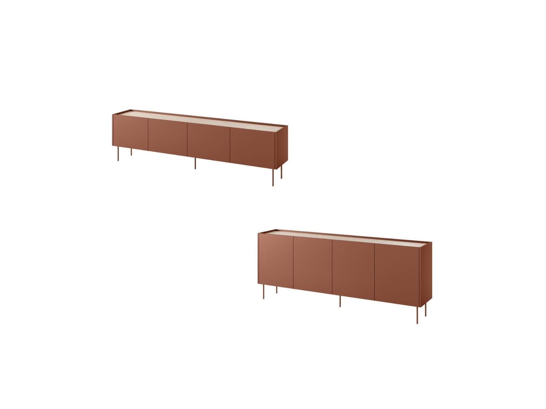 Atlas - Ensemble Avec Buffet 220 Cm + Meuble Tv 220 Cm