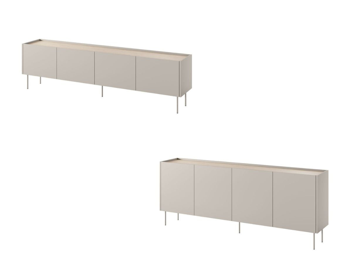 Atlas - Ensemble Avec Buffet 220 Cm + Meuble Tv 220 Cm