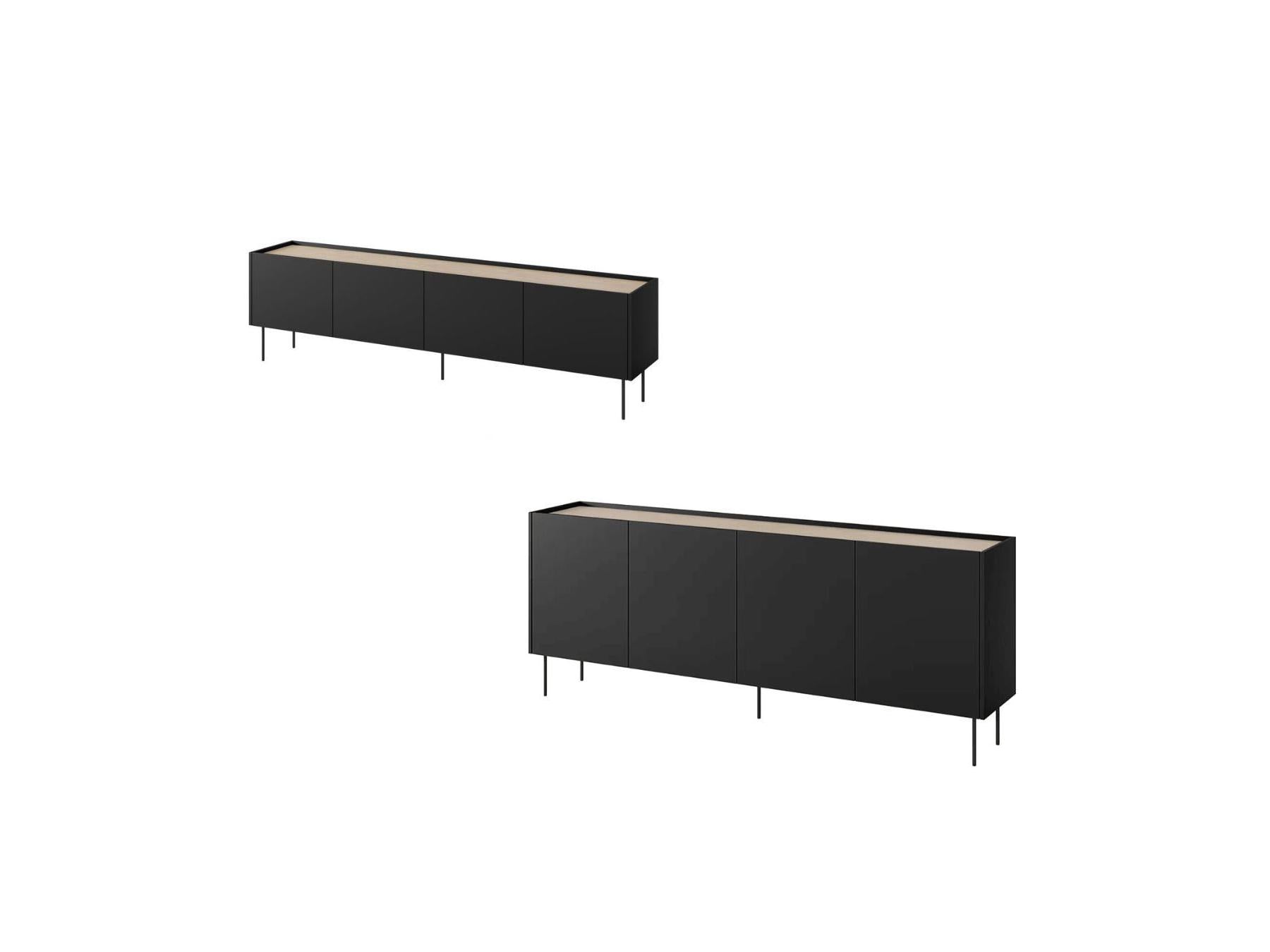 Atlas - Ensemble Avec Buffet 220 Cm + Meuble Tv 220 Cm