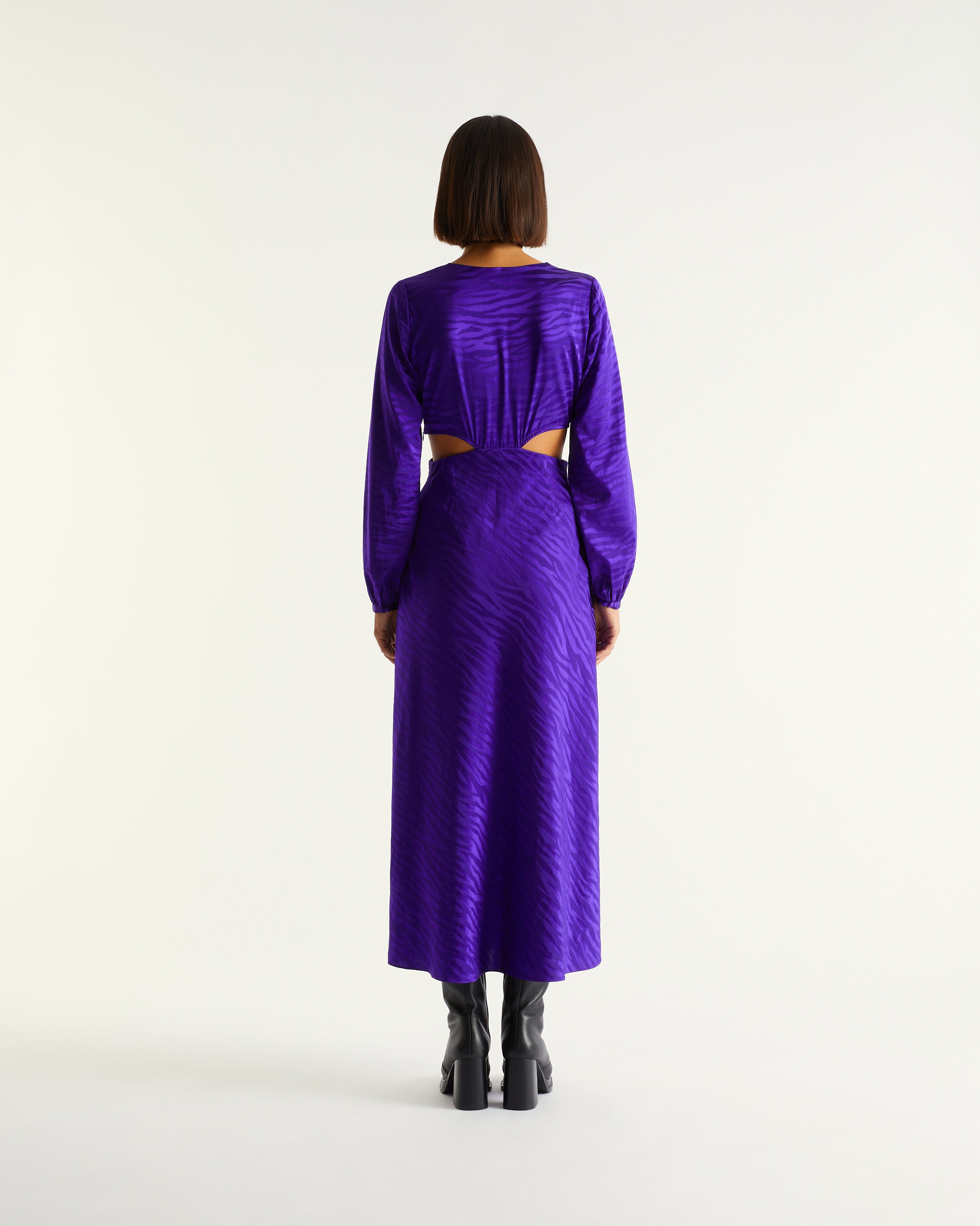 Alma Dress - Violet Jacquard - Women