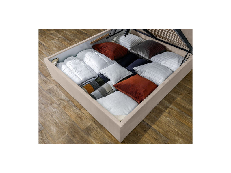 Lit Coffre Rangement Xl - Vivara - Beige