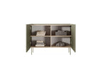 Atlas - Ensemble Avec Buffet 120 Cm + Meuble Tv 120 Cm + Table Basse 120 Cm