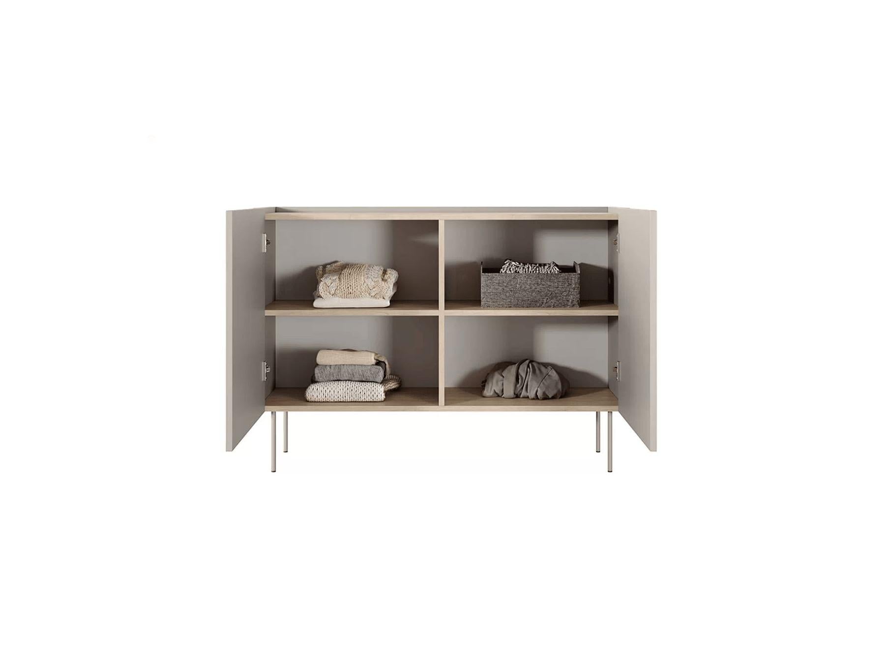 Atlas - Ensemble Avec Buffet 120 Cm + Meuble Tv 120 Cm + Table Basse 120 Cm