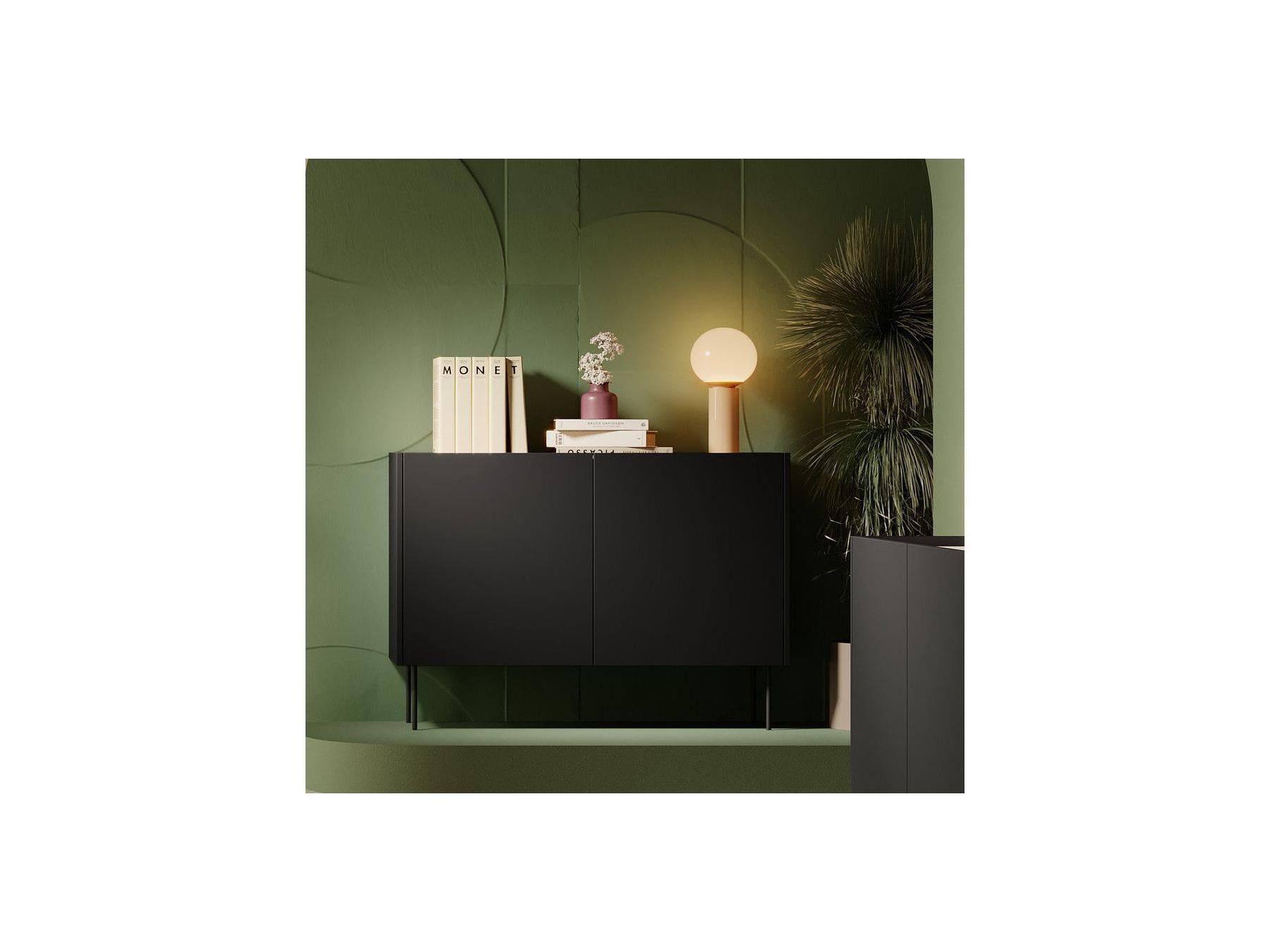 Atlas - Ensemble Avec Buffet 120 Cm + Meuble Tv 120 Cm + Table Basse 120 Cm