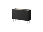 Atlas - Ensemble Avec Buffet 120 Cm + Meuble Tv 120 Cm + Table Basse 120 Cm