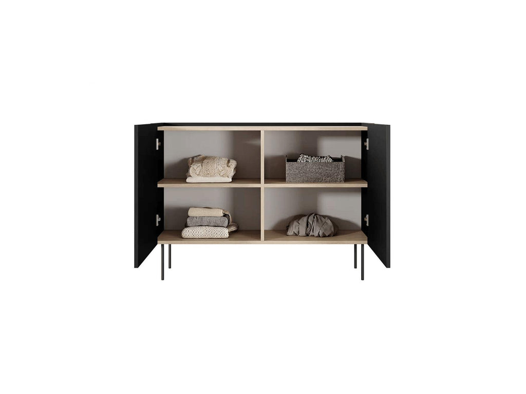 Atlas - Ensemble Avec Buffet 120 Cm + Meuble Tv 120 Cm + Table Basse 120 Cm