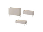 Atlas - Ensemble Avec Buffet 120 Cm + Meuble Tv 120 Cm + Table Basse 120 Cm