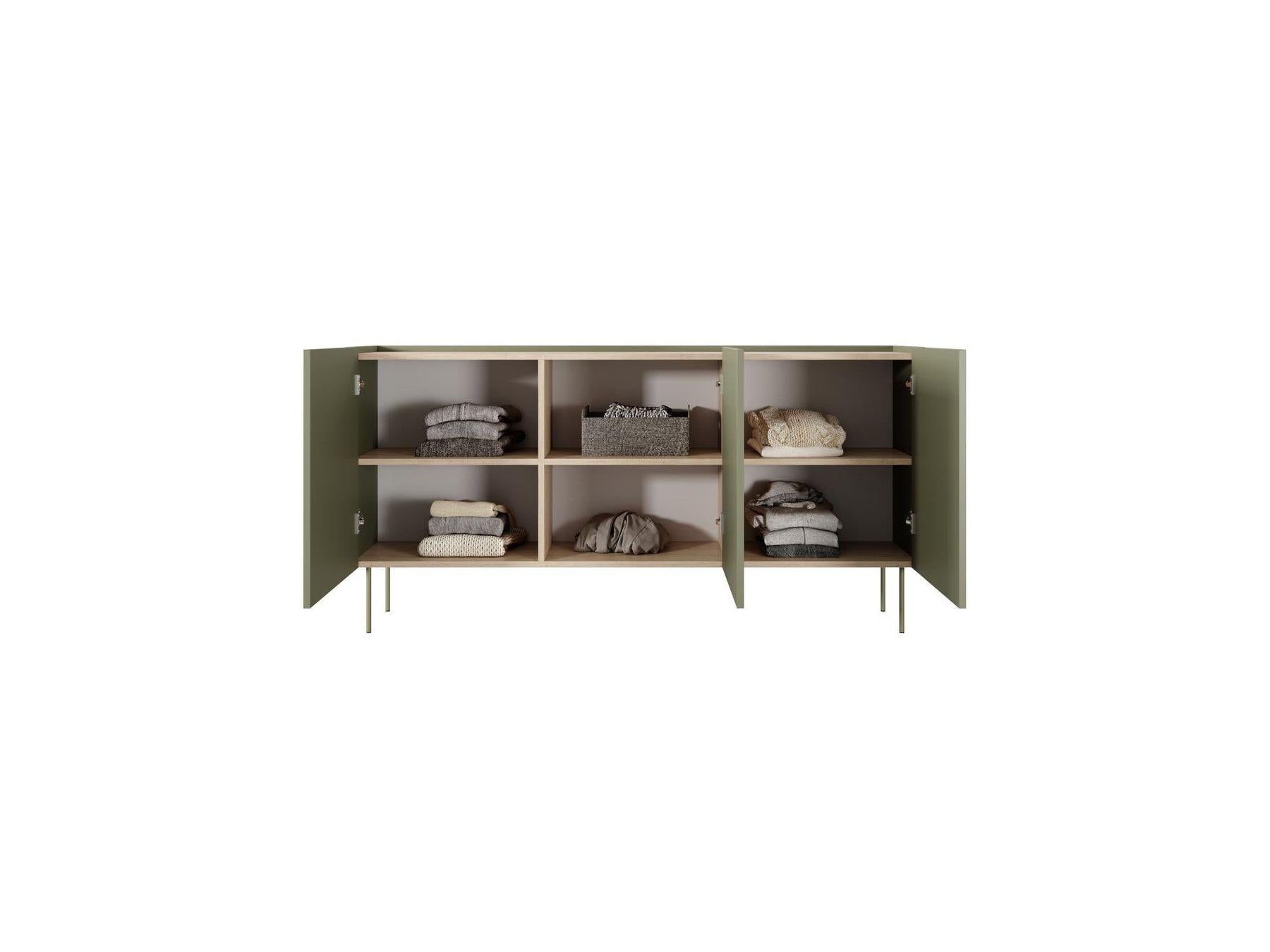 Atlas - Ensemble Avec Buffet 170 Cm + Meuble Tv 170 Cm + Table Basse 120 Cm