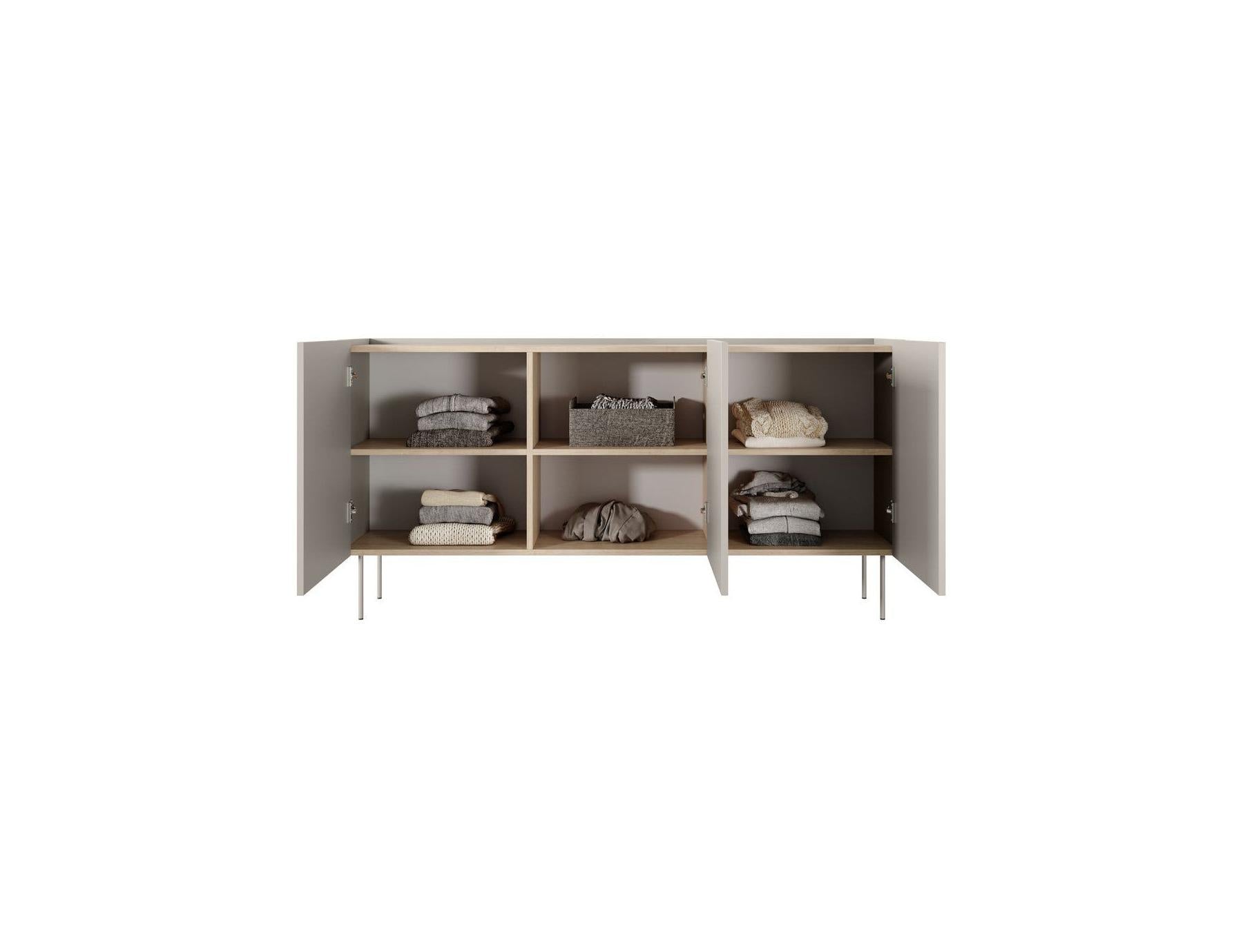Atlas - Ensemble Avec Buffet 170 Cm + Meuble Tv 170 Cm + Table Basse 120 Cm