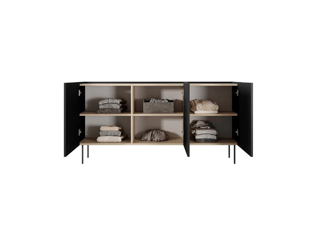 Atlas - Ensemble Avec Buffet 170 Cm + Meuble Tv 170 Cm + Table Basse 120 Cm