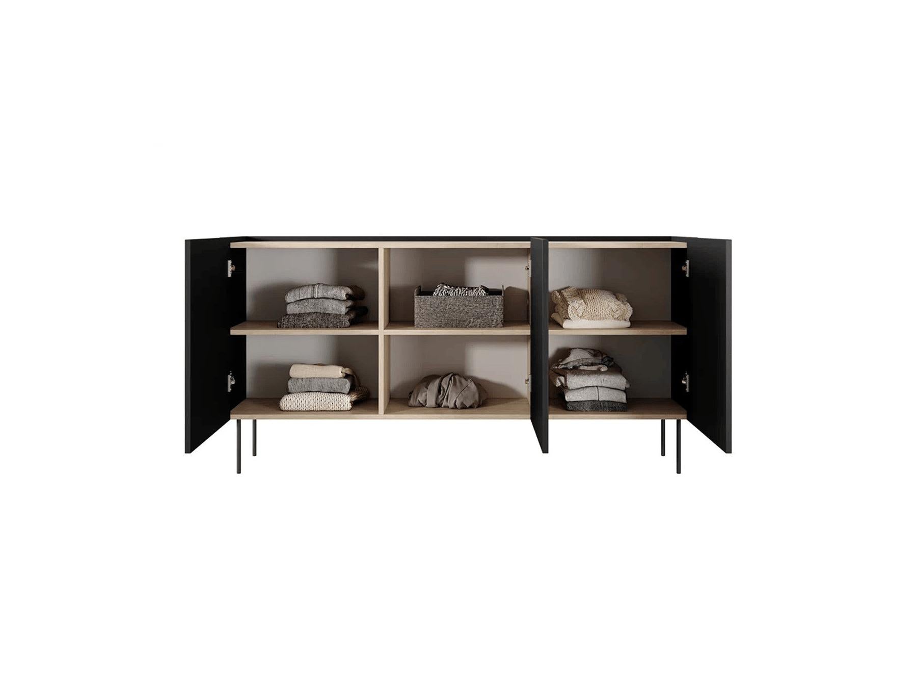 Atlas - Ensemble Avec Buffet 170 Cm + Meuble Tv 170 Cm + Table Basse 120 Cm