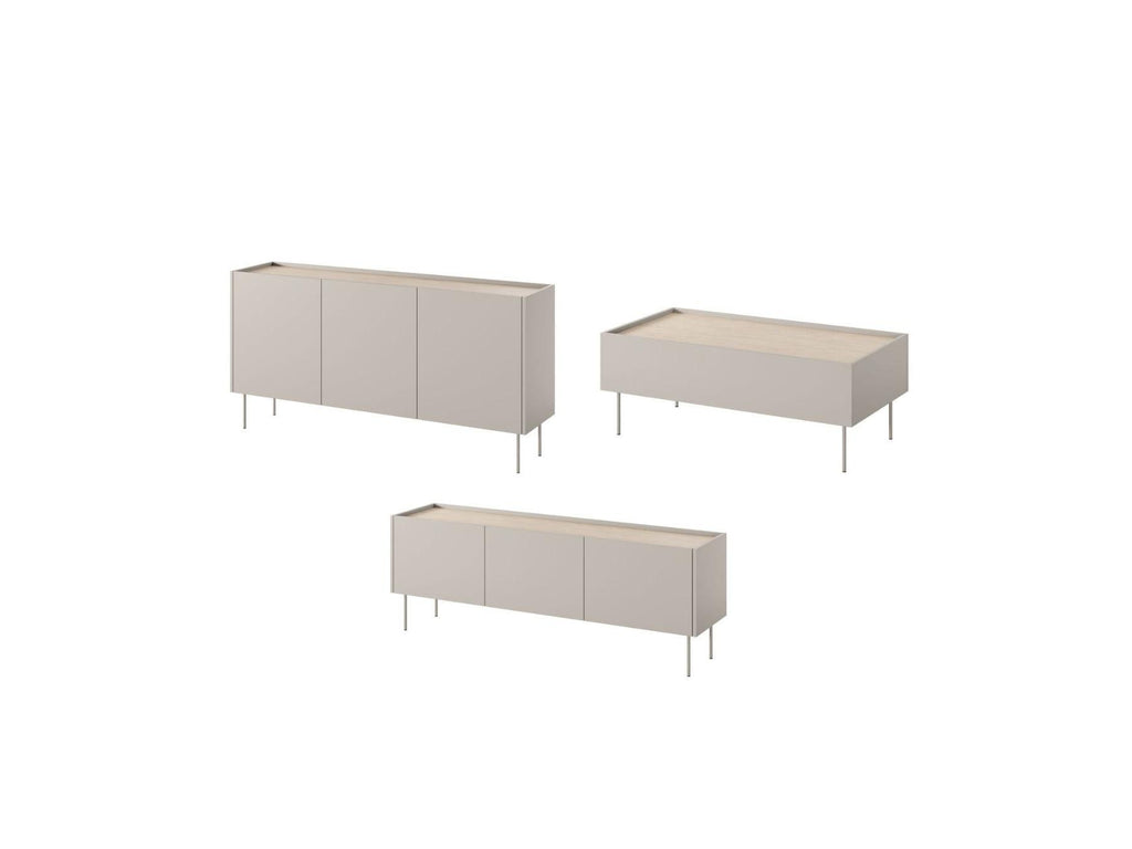Atlas - Ensemble Avec Buffet 170 Cm + Meuble Tv 170 Cm + Table Basse 120 Cm
