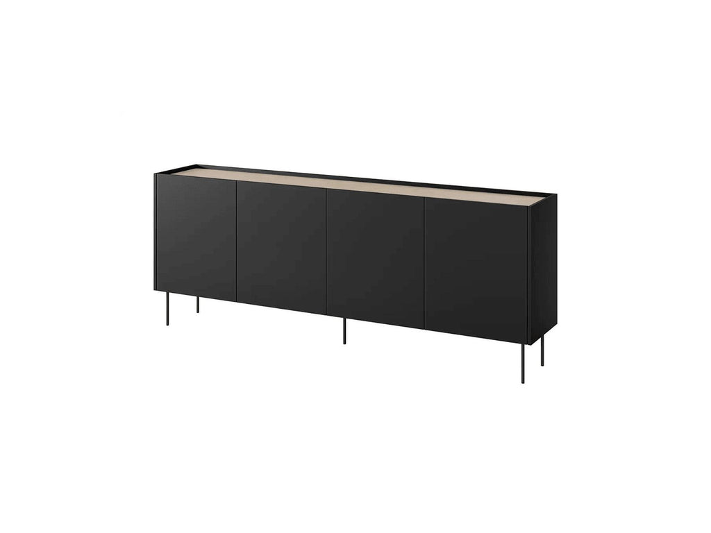 Atlas - Ensemble Avec Buffet 220 Cm + Meuble Tv 220 Cm + Table Basse 120 Cm