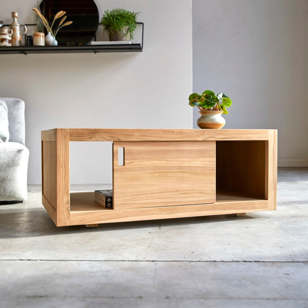 Adam - Table Basse - Teck - Naturel