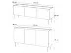 Atlas - Ensemble Avec Buffet 170 Cm + Meuble Tv 170 Cm