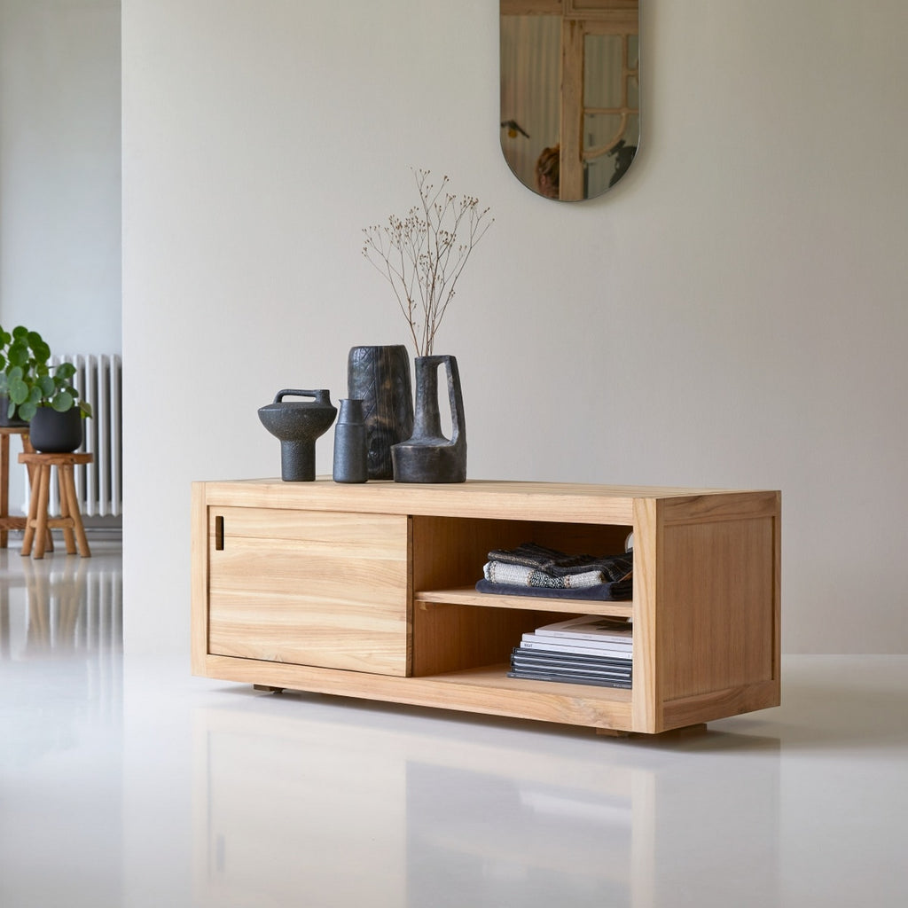 Adam - Meuble Tv - Teck - Naturel