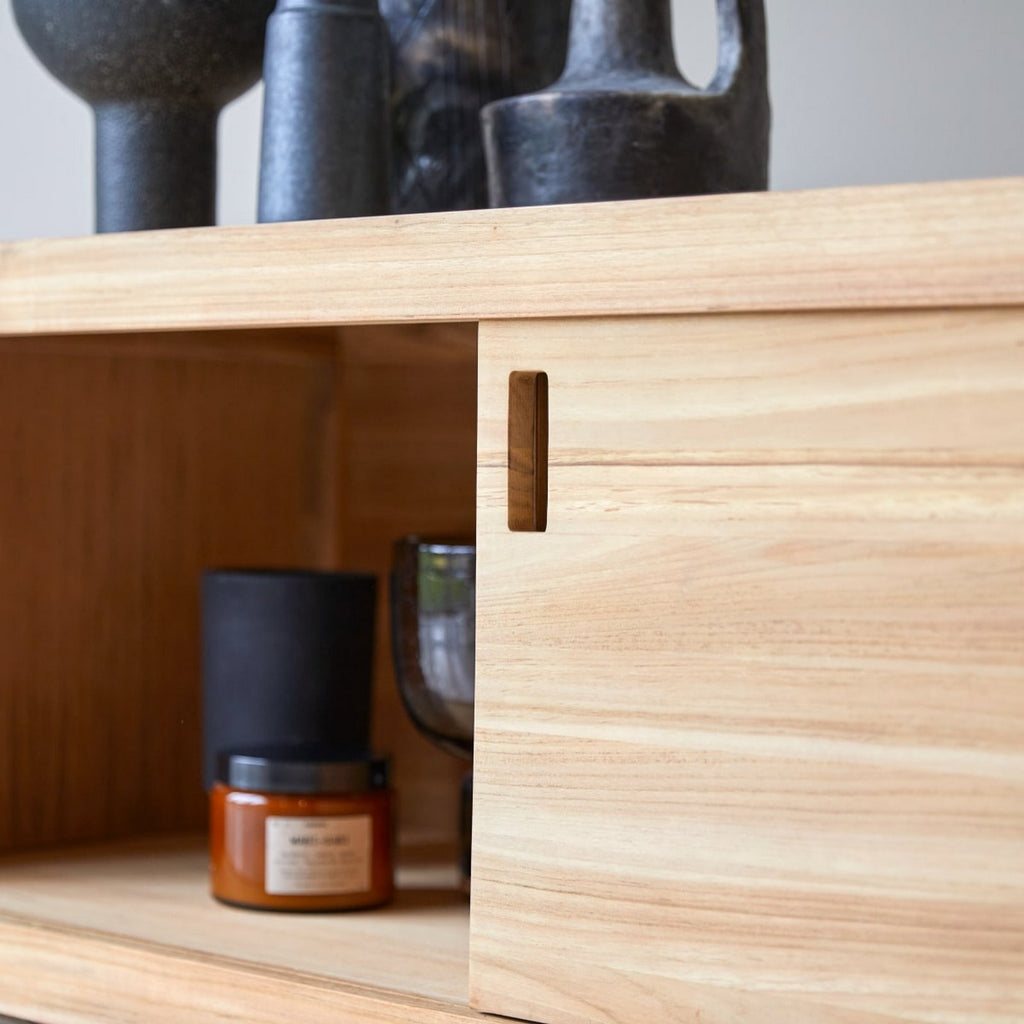 Adam - Meuble Tv - Teck - Naturel