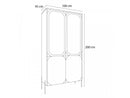 Meuble Vitrine H. 4 Portes - Tanya