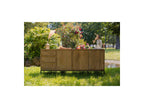 Bergerac - Buffet 3 Portes 190 Cm Bois Massif De Manguier