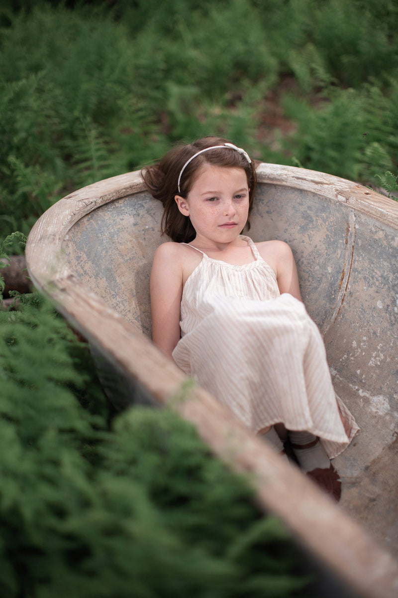 Vestido Prym rayas tiza - Selección Soor Ploom disponible en amaetc.com, concept store eco amigable para niños