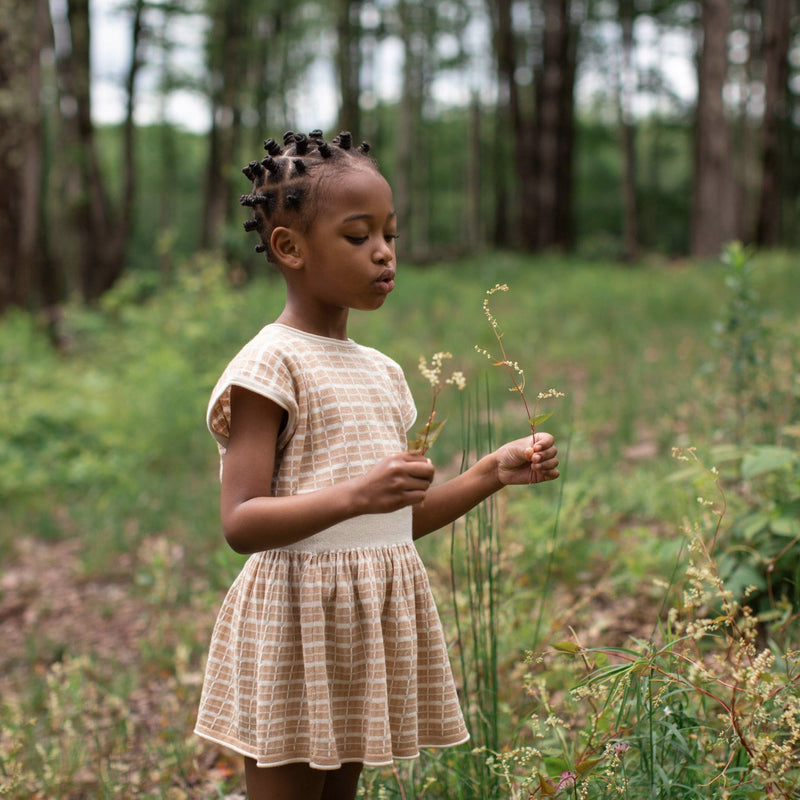 Túnica Iris jengibre - Selección Soor Ploom disponible en amaetc.com, concept store ecológico para niños