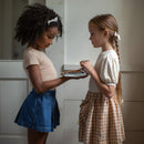 Falda vichy Emelia - Selección Soor Ploom disponible en amaetc.com, concept store ecológico para niños