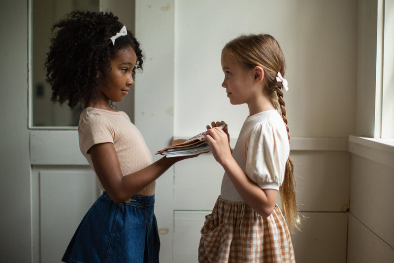 Falda vichy Emelia - Selección Soor Ploom disponible en amaetc.com, concept store ecológico para niños