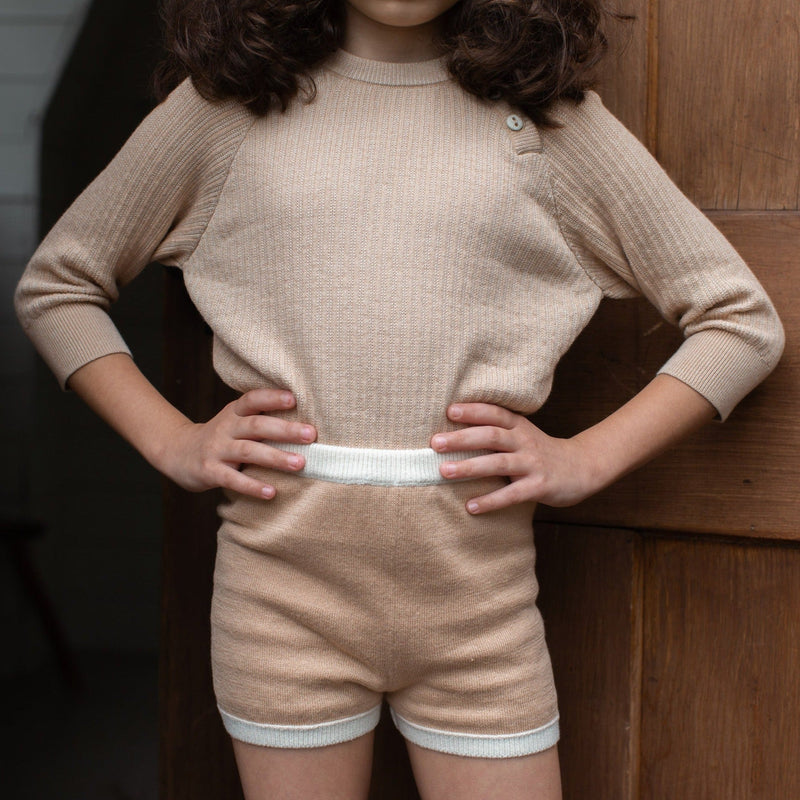 Short reversible Lacey ginger - Selección Soor Ploom disponible en amaetc.com, concept store ecológico para niños