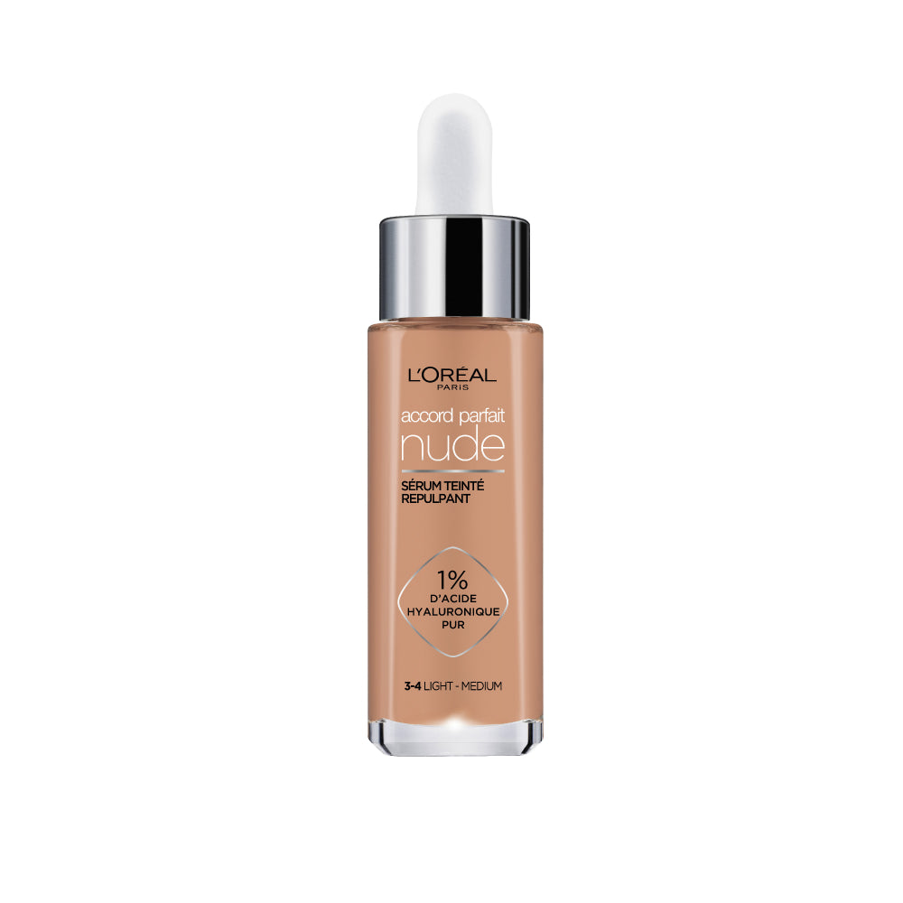 Accord Parfait Sérum Teinté Repulpant 3-4 Light Medium