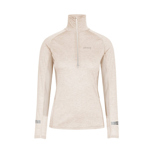 Pull Demi-Zip En Laine Mélangée Aerial 2.0 - Sandd - Femme