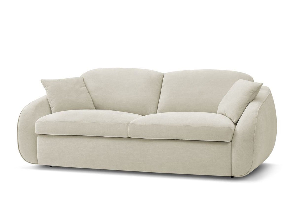 Cezanne Straight Sofa Bed with Express Opening and Smooth Fabric