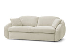 Cezanne Straight Sofa Bed with Express Opening and Smooth Fabric