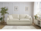 Cezanne Straight Sofa Bed with Express Opening and Smooth Fabric