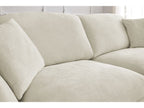 Cezanne Straight Sofa Bed with Express Opening and Smooth Fabric