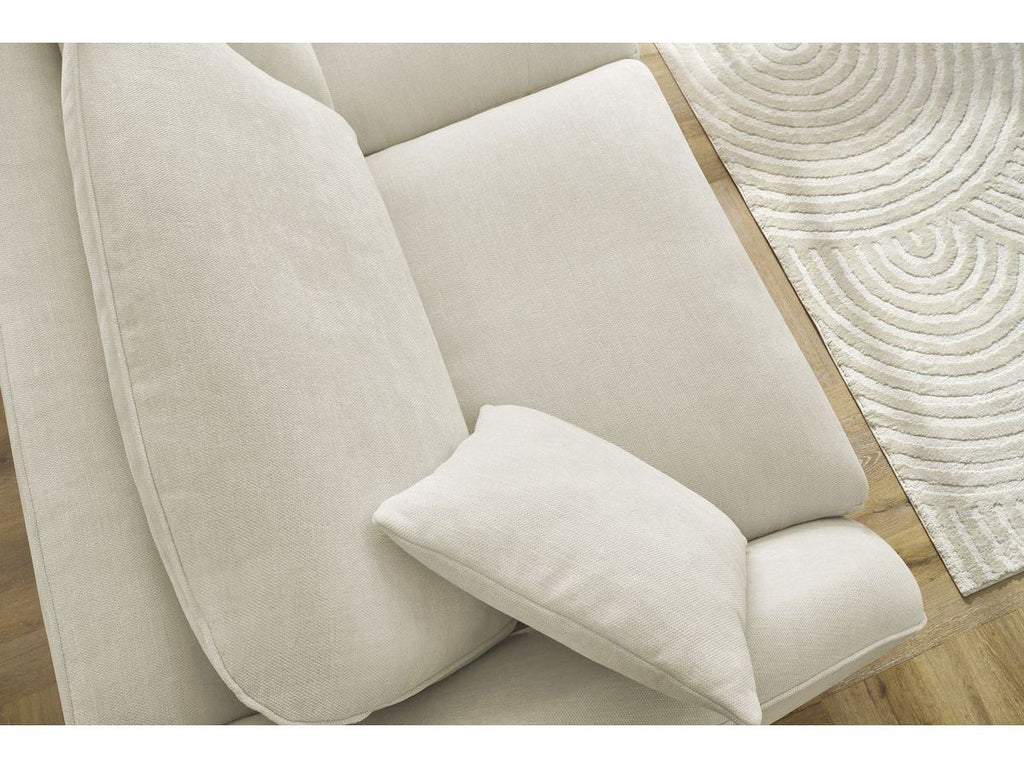 Cezanne Straight Sofa Bed with Express Opening and Smooth Fabric