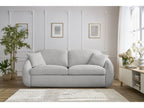 Cezanne Straight Sofa Bed with Express Opening and Smooth Fabric