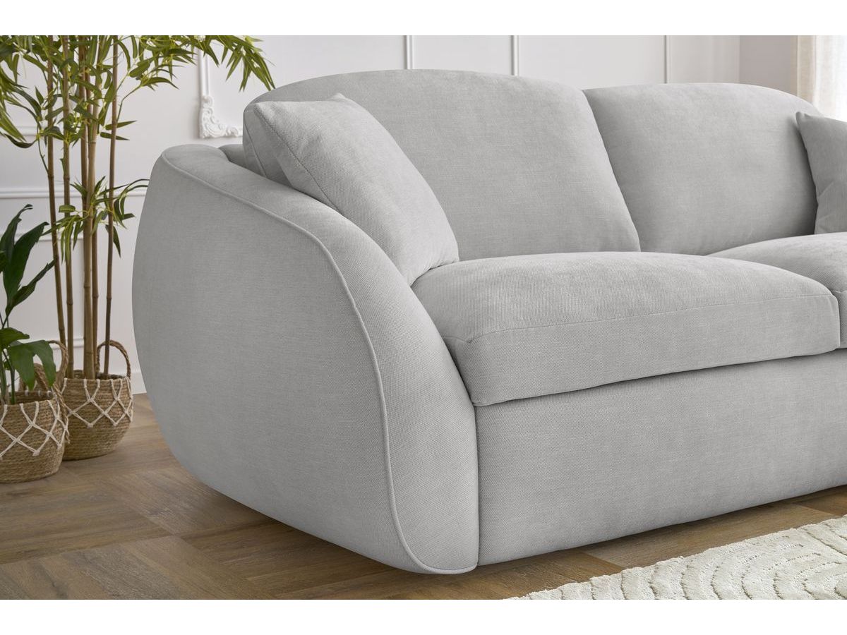 Cezanne Straight Sofa Bed with Express Opening and Smooth Fabric