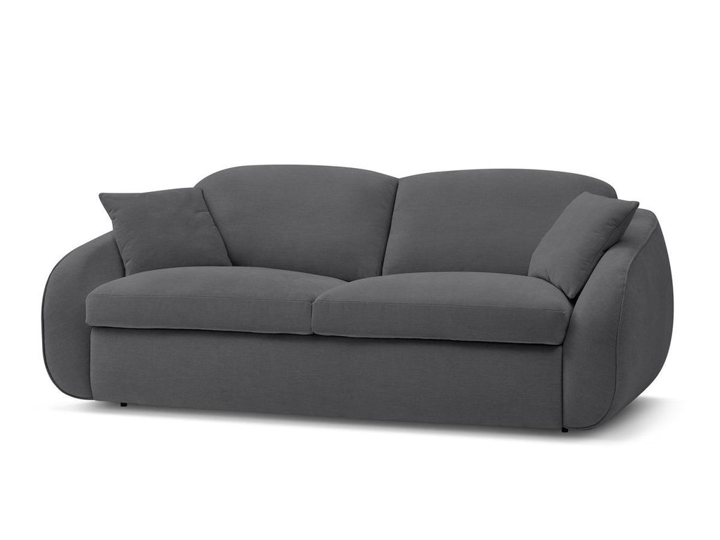Cezanne Straight Sofa Bed with Express Opening and Smooth Fabric