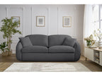 Cezanne Straight Sofa Bed with Express Opening and Smooth Fabric