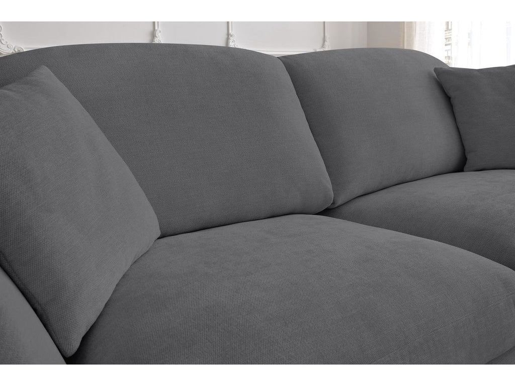 Cezanne Straight Sofa Bed with Express Opening and Smooth Fabric